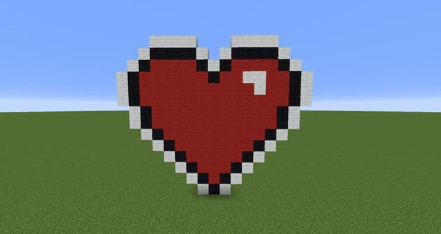 Сердечко в МАЙНКРАФТЕ