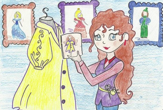 Детские рисунки профессии