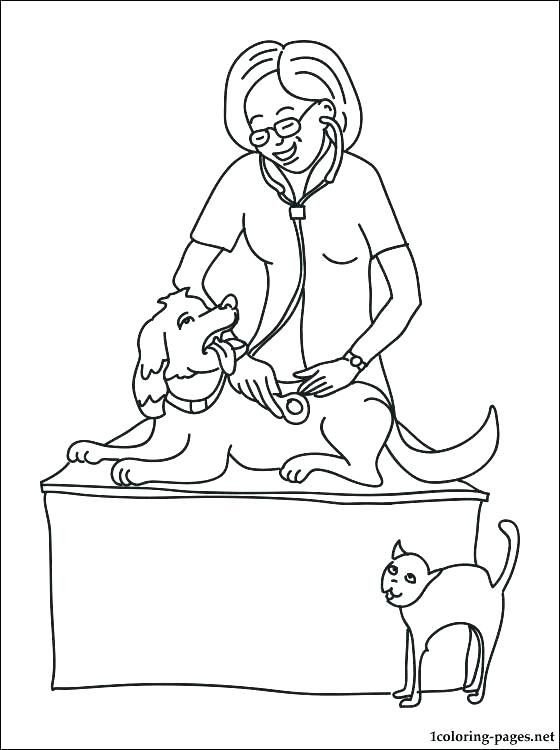Ветеринар рисунок