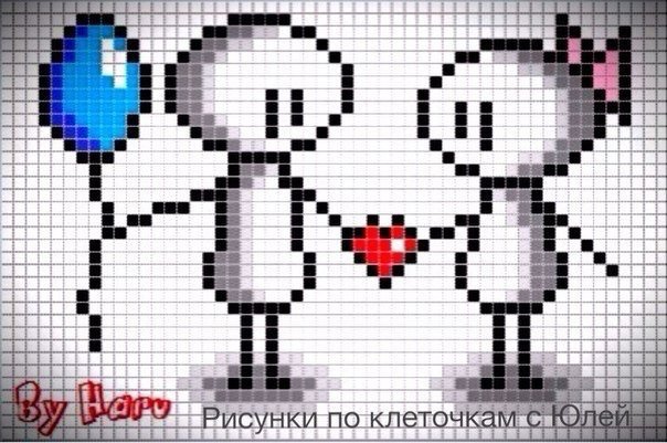 Рисунки в клетку