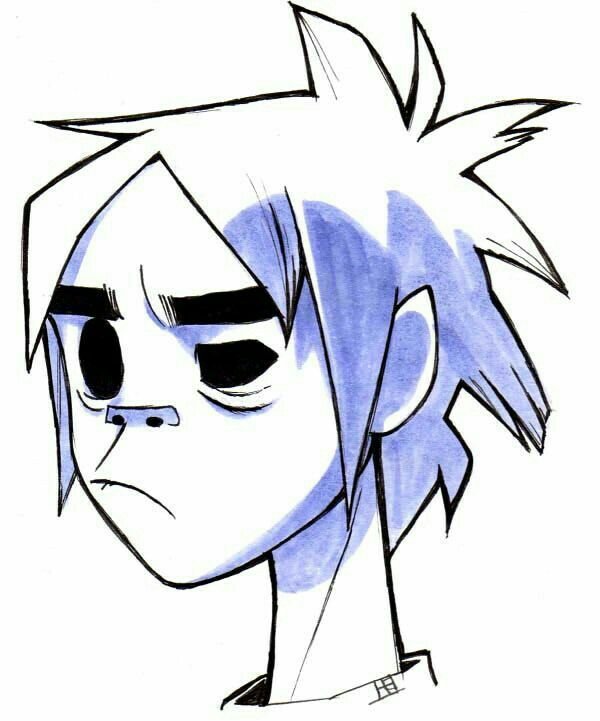 2d Gorillaz значок