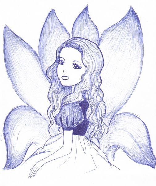 Сказочный рисунок карандашом
