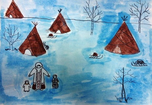 Рисунки северных народов