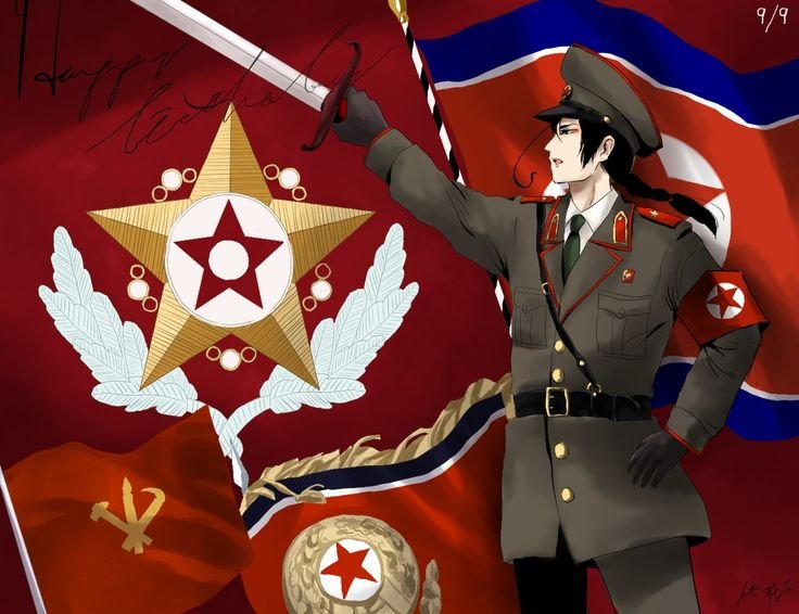 Северная Корея Хеталия в аниме