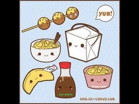 Рисунки для срисовки еда
