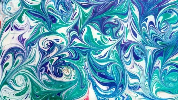 Турецкая живопись эбру