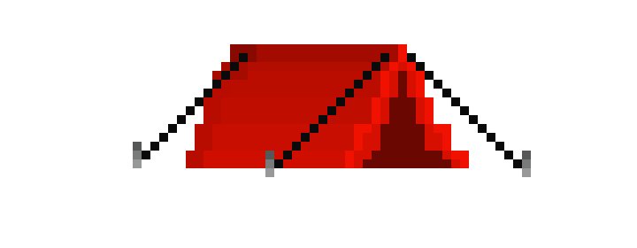 Пиксельная палатка