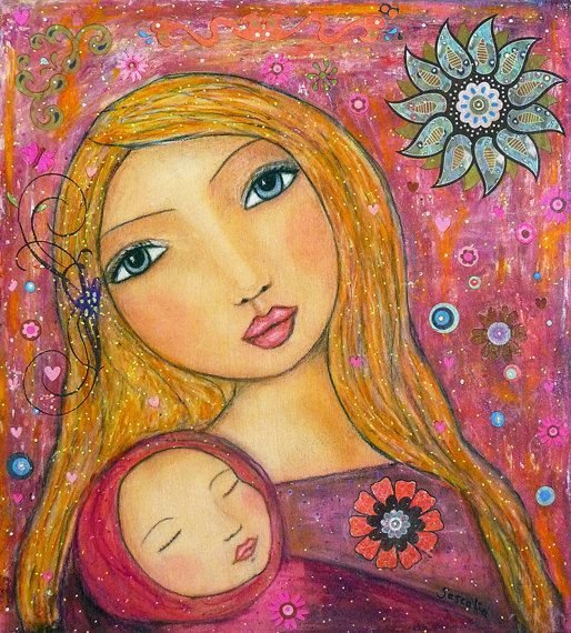 Рисунок ко Дню матери