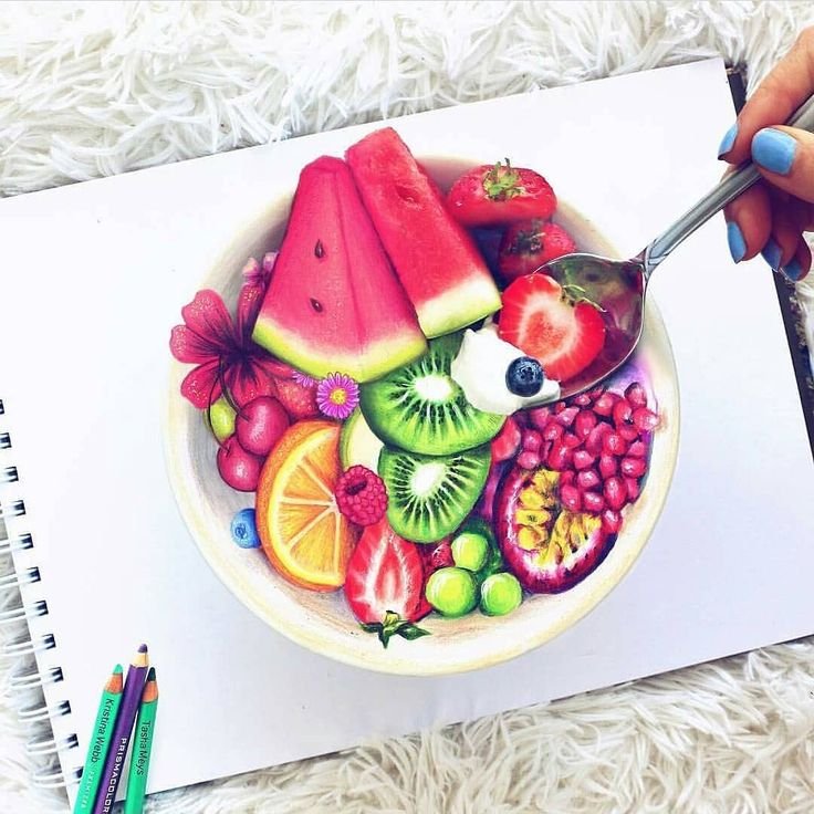 Фрукты для рисования