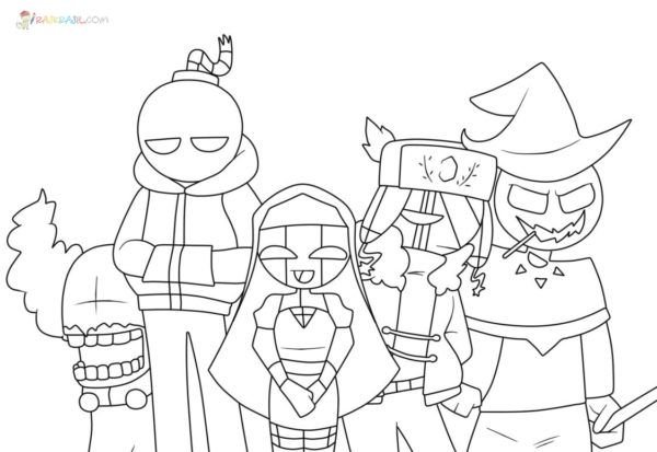 Раскраски сарвенте из Фрайдей Найт Фанкин