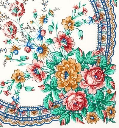 Эскиз павлопосадского платка