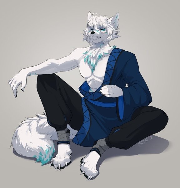 Furry в кимоно