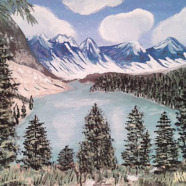 Природа Сибири рисунок