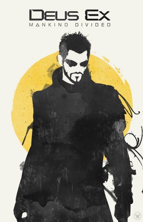 Deus ex плакат