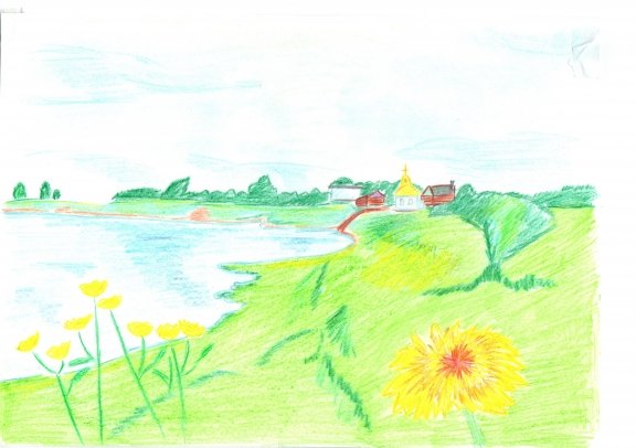 Рисунок Кубань моя Родина