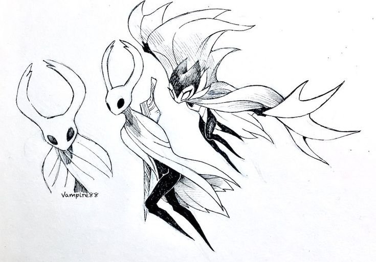 Hollow Knight рисунки