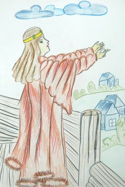 Ярославна рисунок