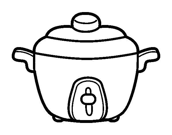 Пароварка раскраска