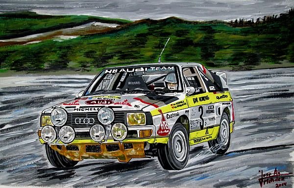 Audi quattro Постер