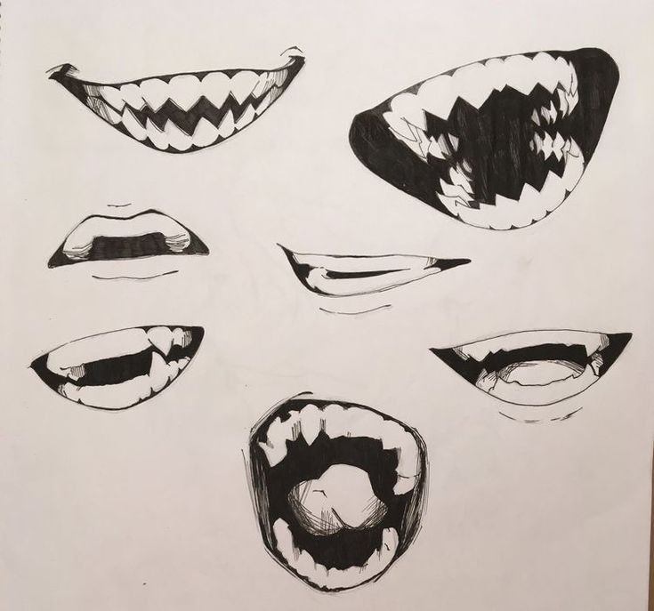 Рот для рисования
