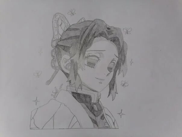 Шинобу Кочо рисунок