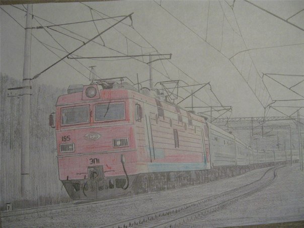 Поезд РЖД вл 80
