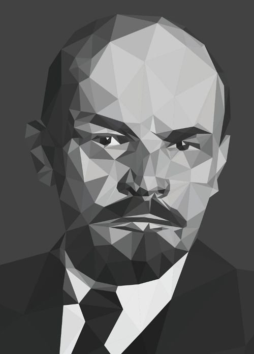 Портрет треугольниками