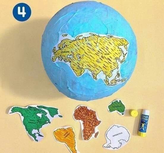 Макет планеты земля
