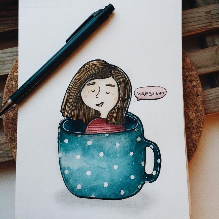 Пинтерест Tania Samoshkina рисунки