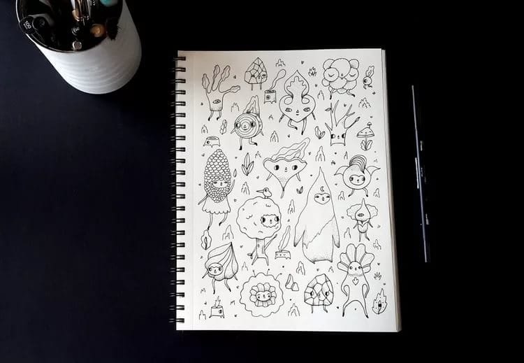 Рисунки для скетчбука