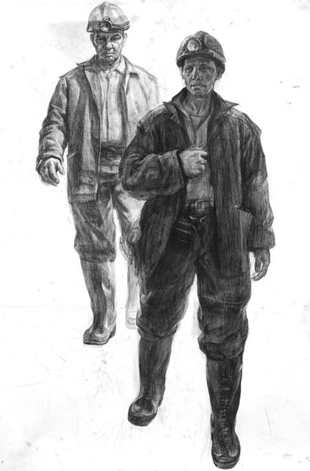Рисунок профессия Шахтер