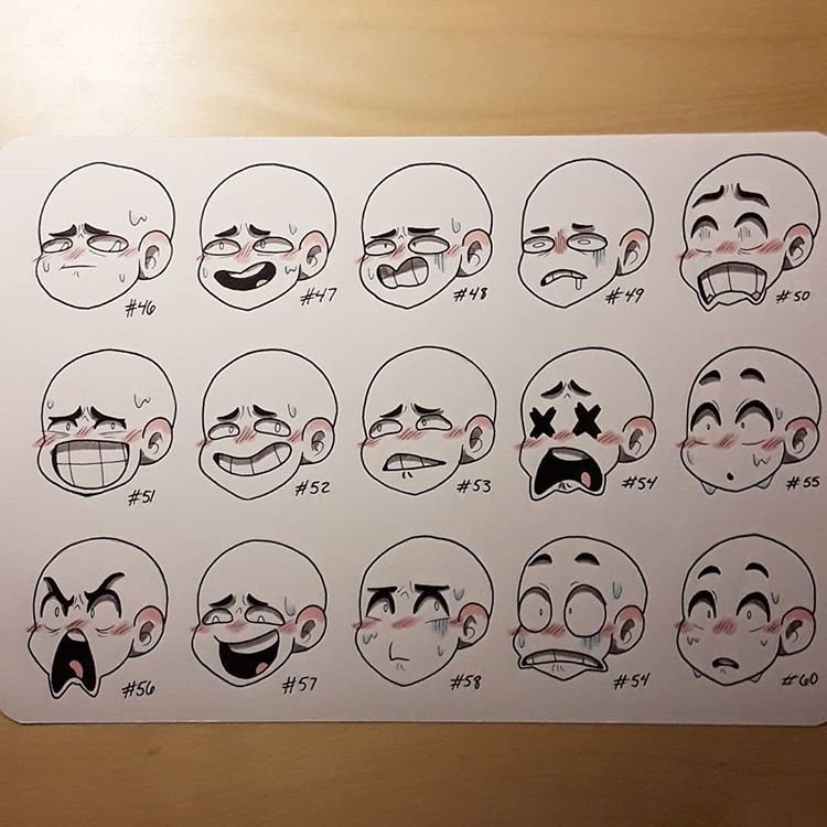 Эмоции для рисования