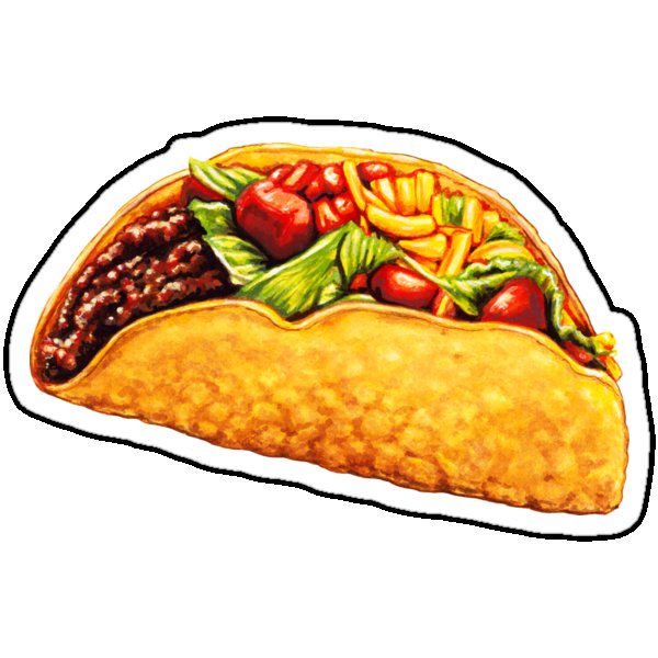 Taco стикер