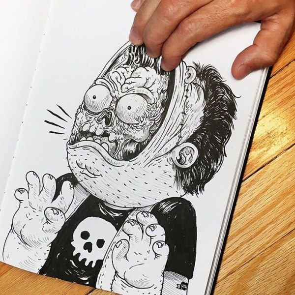 Прикольные рисунки для скетчбука