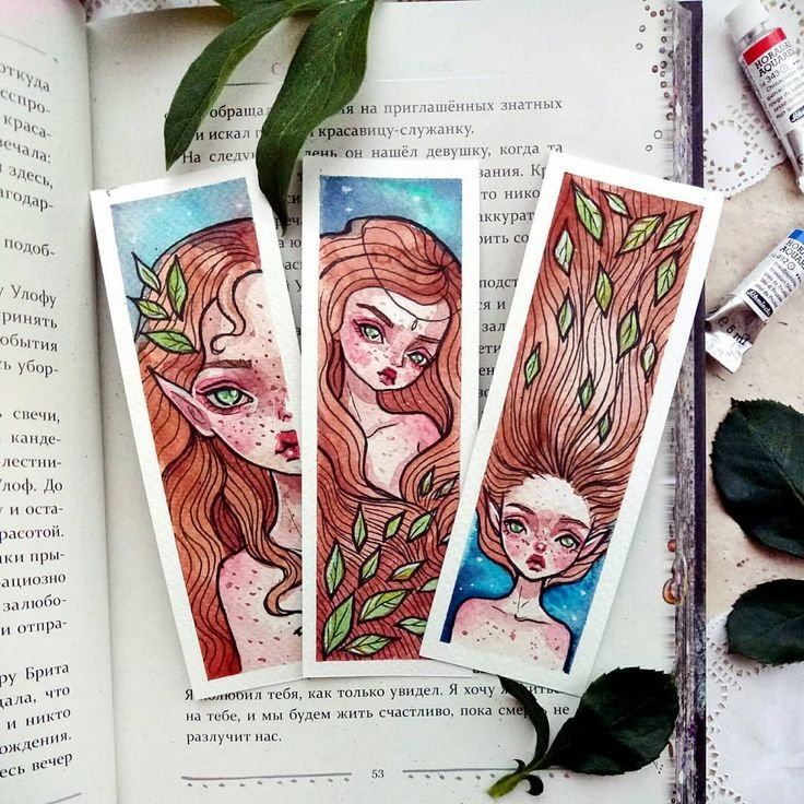 Рисунки для закладок