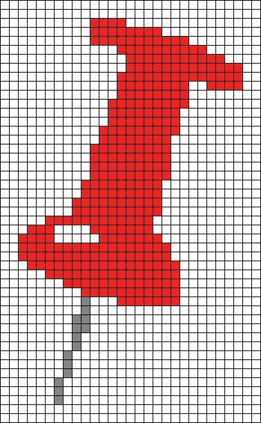 Рисунки по клеткам лёгкие