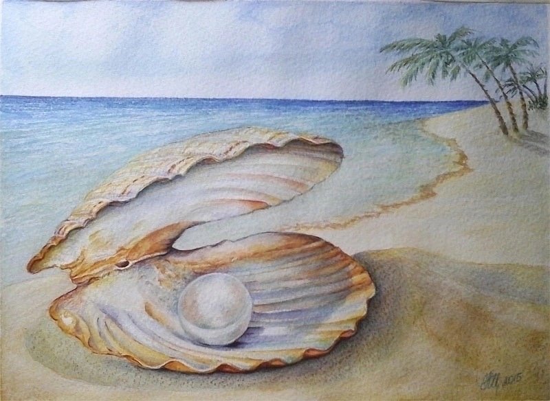 Море рисунок