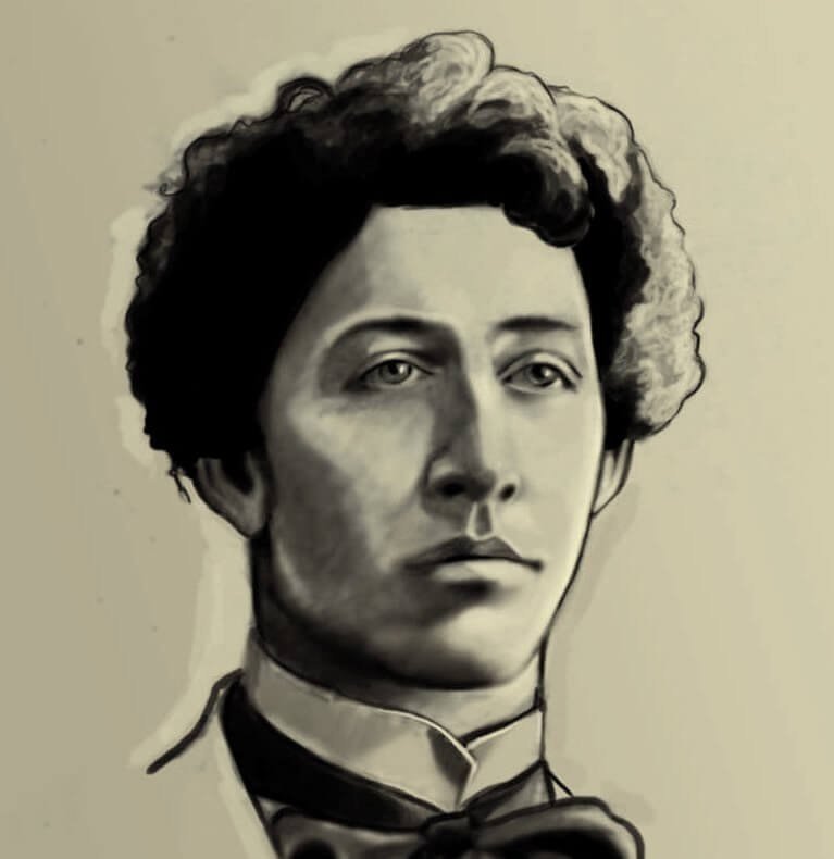 Александр блок портрет
