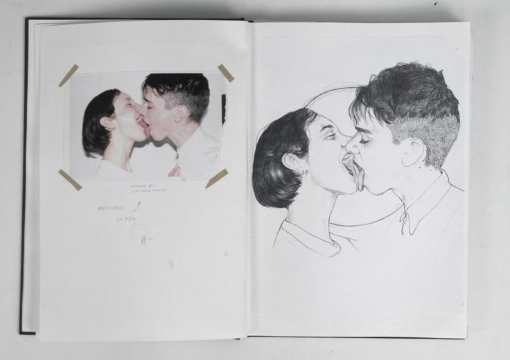 Рисунки в скетчбук пара