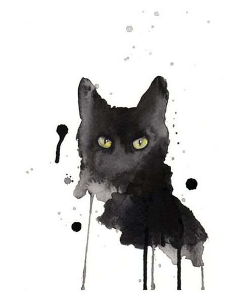 Кошка арт