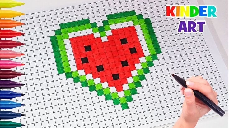 Рисунки по клеточкам картинки