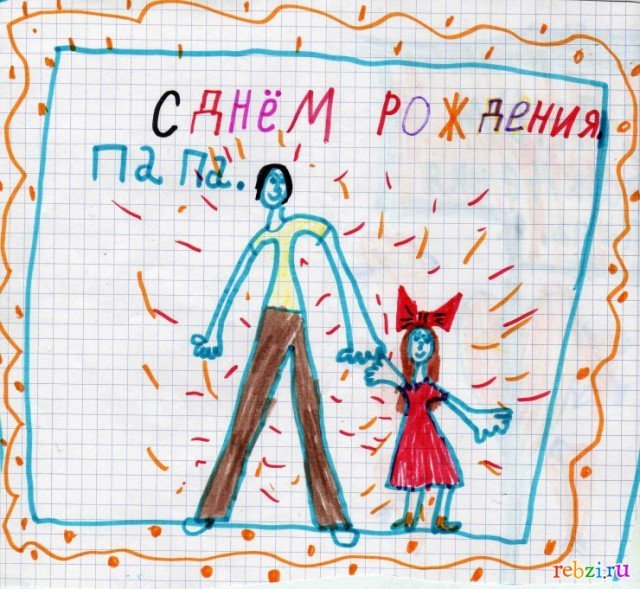 Рисунок на день рождения