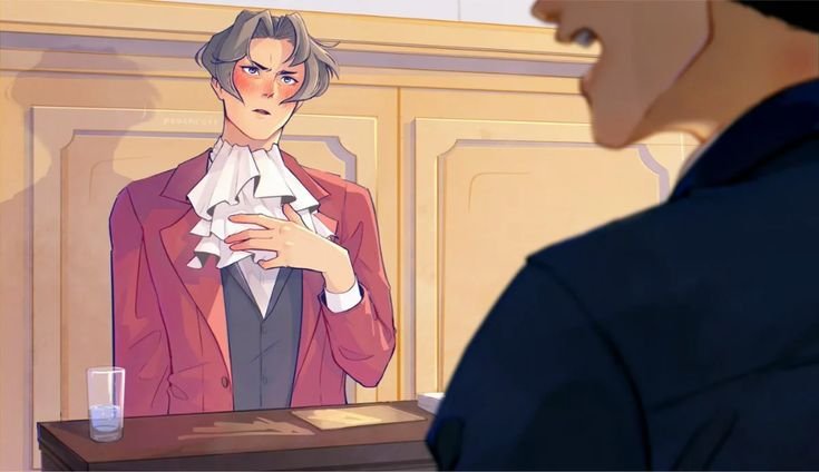 Майлз Эджворт Ace attorney