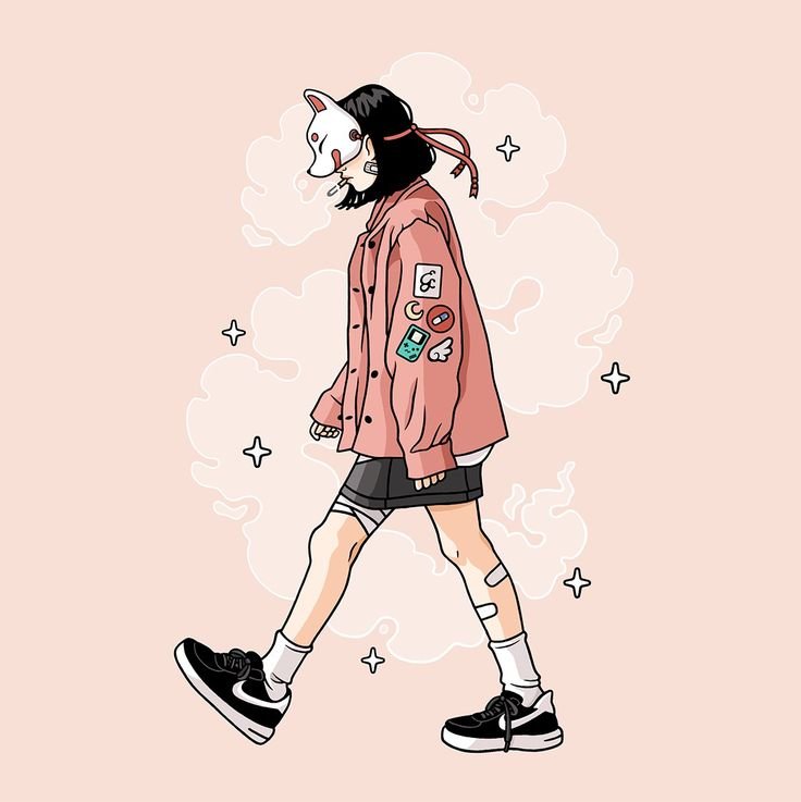 Корейцы рисунок инди КИД