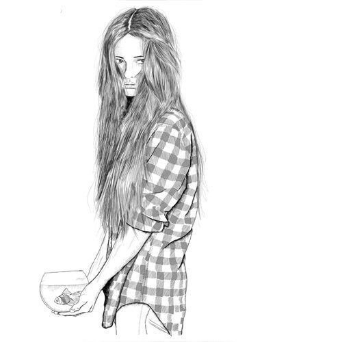 Классные рисунки девушек