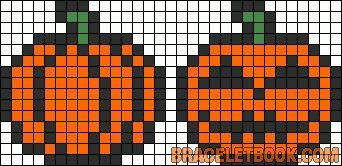 По клеточкам хэллоуин милые