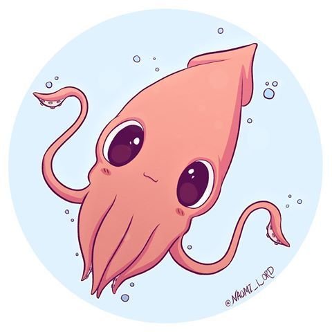 Кавай осьминог