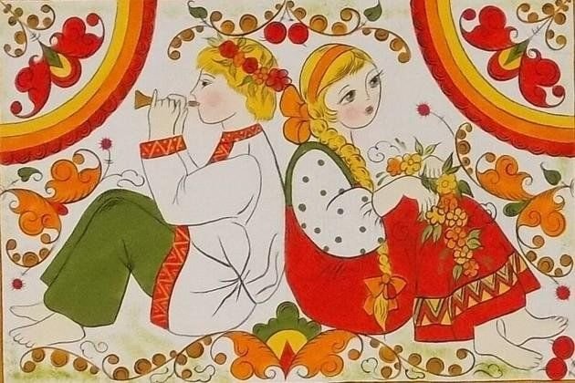 Рисунок в народном стиле