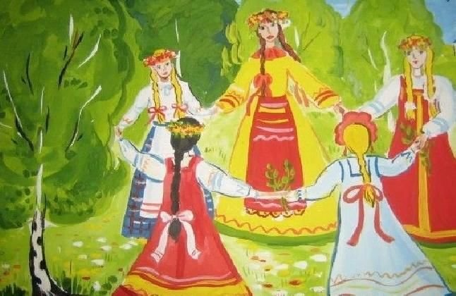 Хоровод рисунок