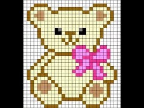 Рисунки по клеточкам маленькие
